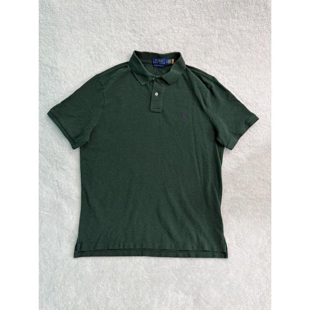 Polo Ralph Lauren Shirt Men’s Sz "L" Green Classic Fit Embroidered Pony Logo